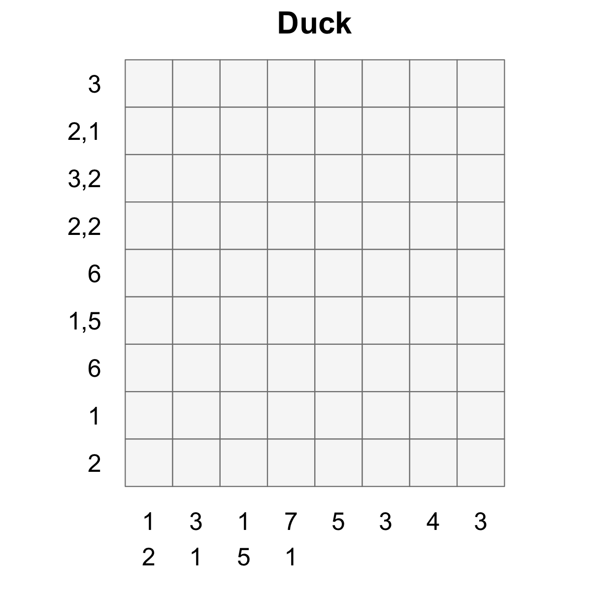 free Nonogram Picture Cross